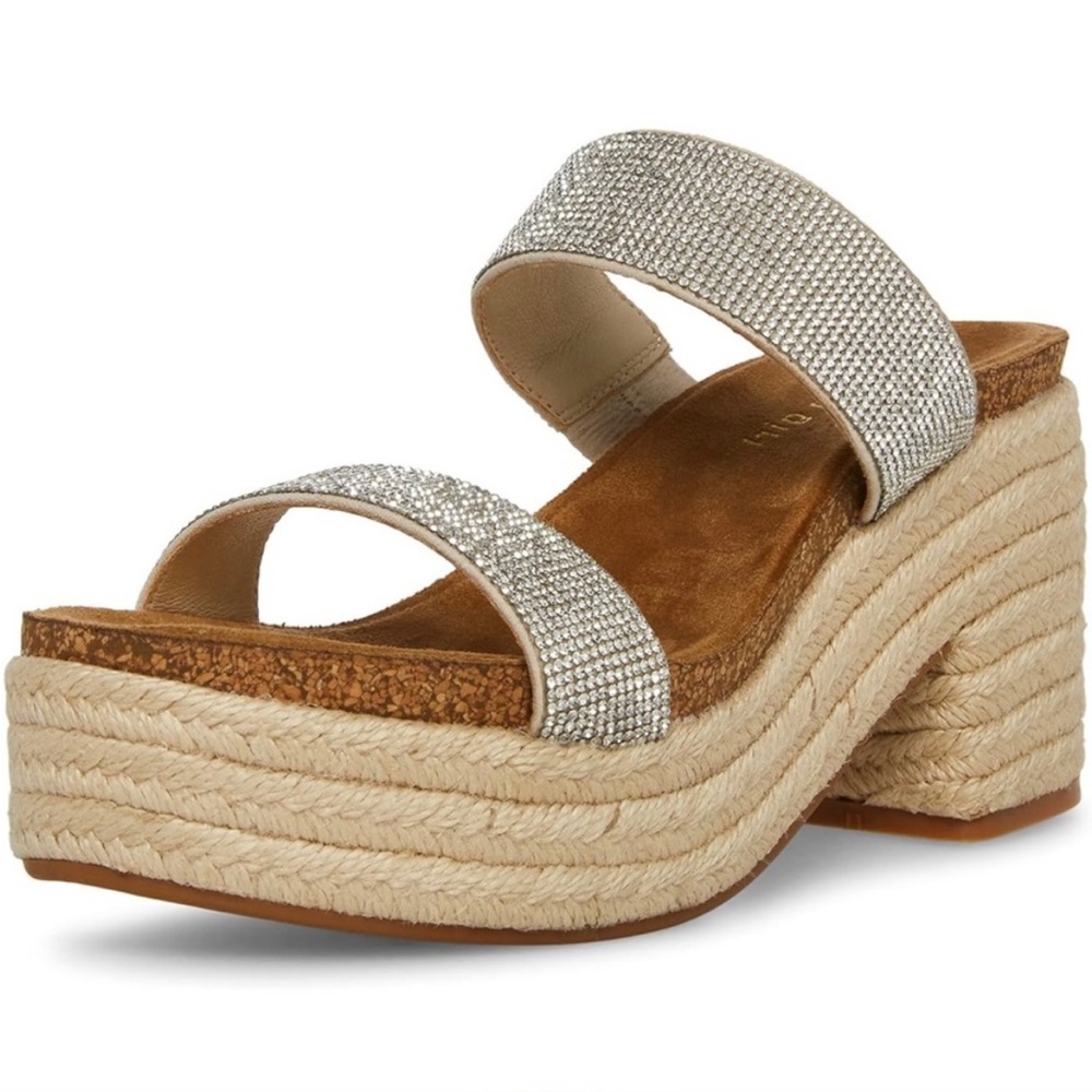 Madden girl Emerson Crystal mule wedge
